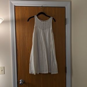 White Summer Shift Dress